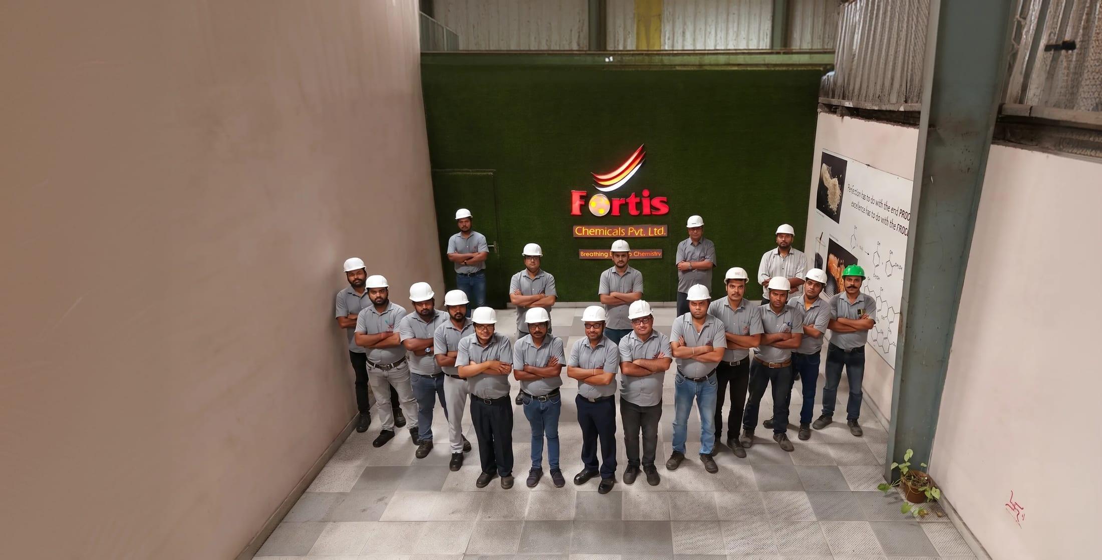 Fortis Chemicals manufacturing team